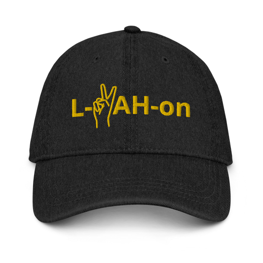 Denim L-YAH-on &amp; Peace Chapeau