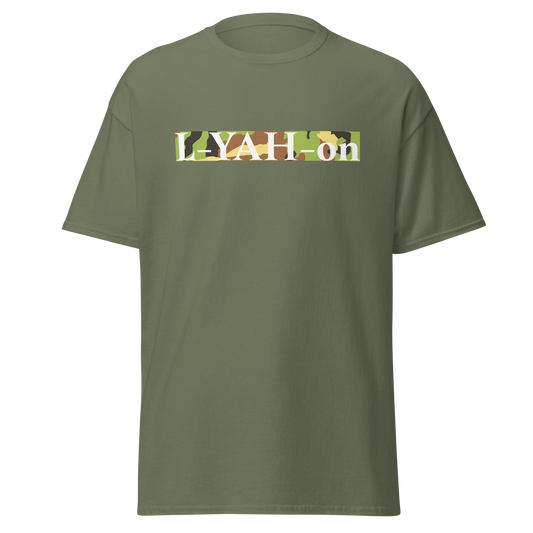 Camiseta con marco de camuflaje L-YAH-on