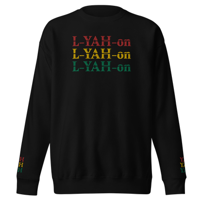 Embroidered Triple L-YAH-on Sweatshirt