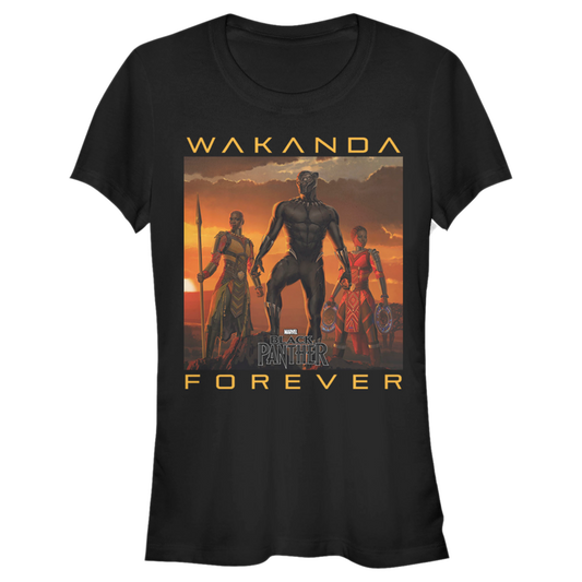 Junior's Marvel Wakanda Forever T-Shirt