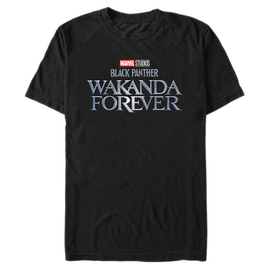 Camiseta de metal para hombre Marvel Black Panther Wakanda Forever Wakanda Forever