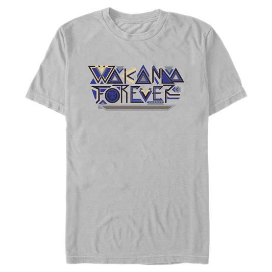 Camiseta para hombre Marvel Black Panther Wakanda Forever Wakanda Forever Pattern