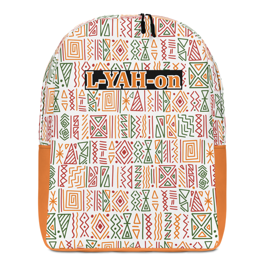 L-YAH-on African Print Minimalist Backpack