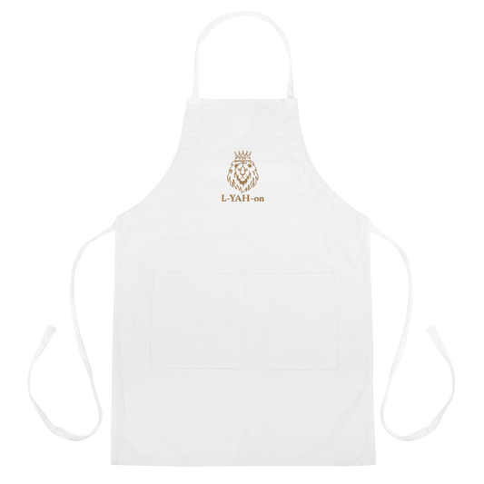 L-YAH-on Embroidered Apron